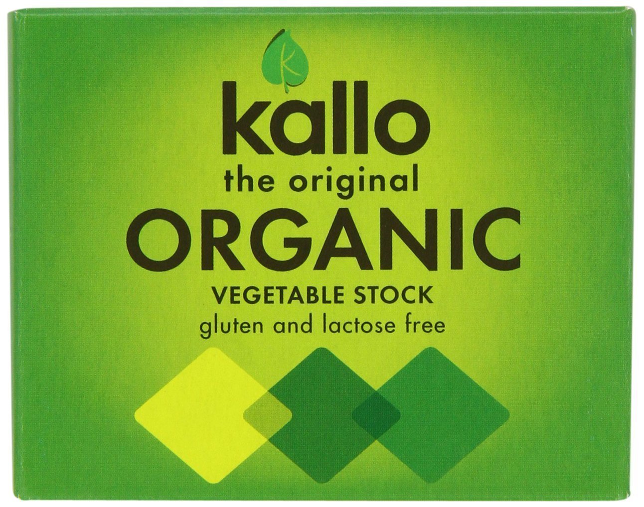 Kallo – Cubos de caldo de verduras orgánicas (paquete de 2)  2.16 onzas  Paquete de 2 unidades