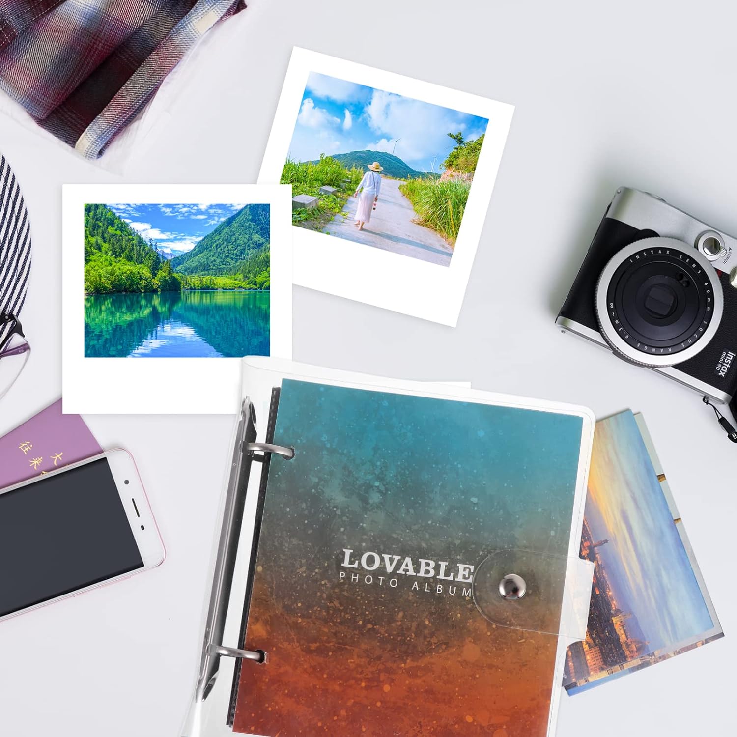 Álbum de fotos de 3 pulgadas, 3 pulgadas, álbum de fotos de hojas sueltas, mini álbum de fotos, álbum familiar, libro de sentimientos, coleccionista