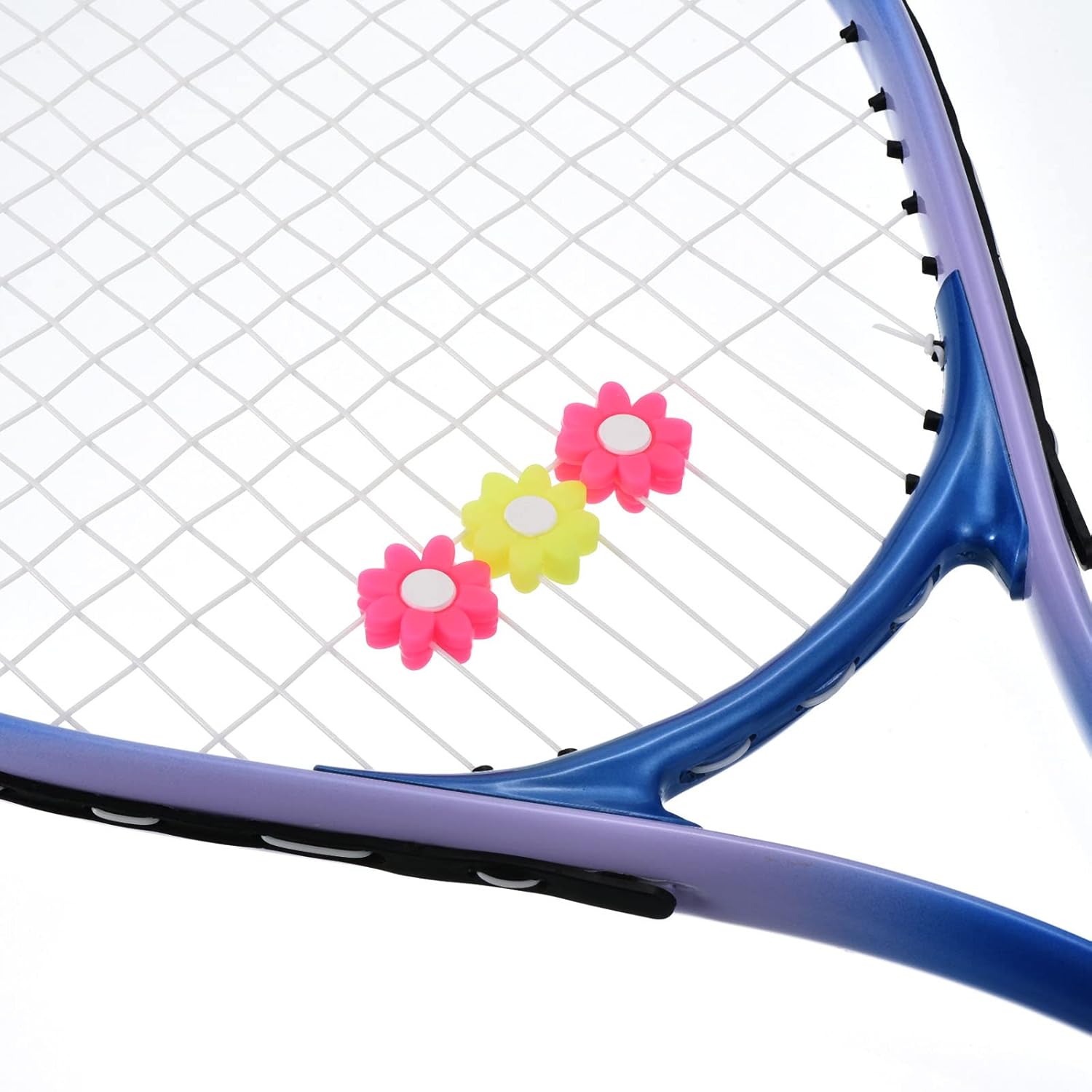 PATIKIL Paquete de amortiguador de vibración de raqueta de tenis, amortiguador de cuerda de silicona suave