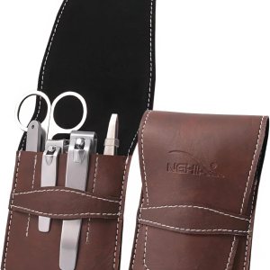 Set de manicura multifuncional para hombres – GS-08 (marrón) Set de manicura multifuncional para hombres – GS-08 (marrón)