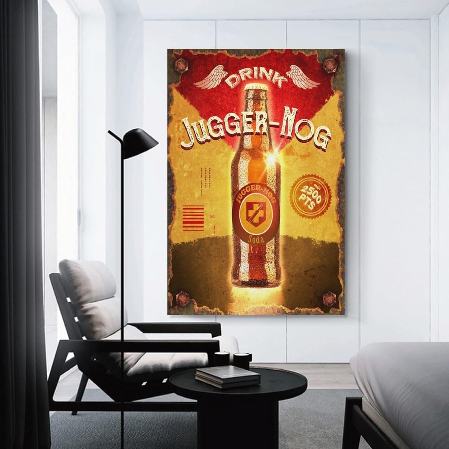 Juggernog – Lienzo decorativo para pared, para sala de estar, hogar, dormitorio, decoración, pintura, 16 x 24 pulgadas