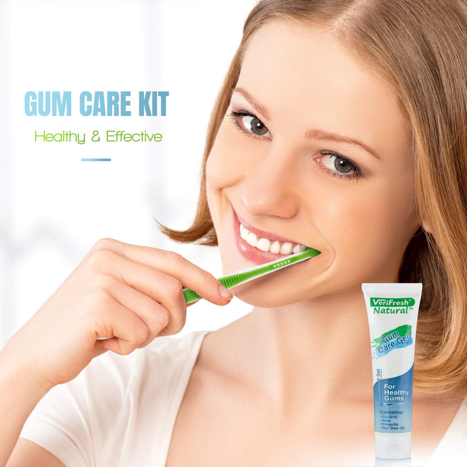 Kits de cuidado de aliento fresco y encías, aliento fresco natural de larga duración combinado con innovador cuidado de las encías totalmente