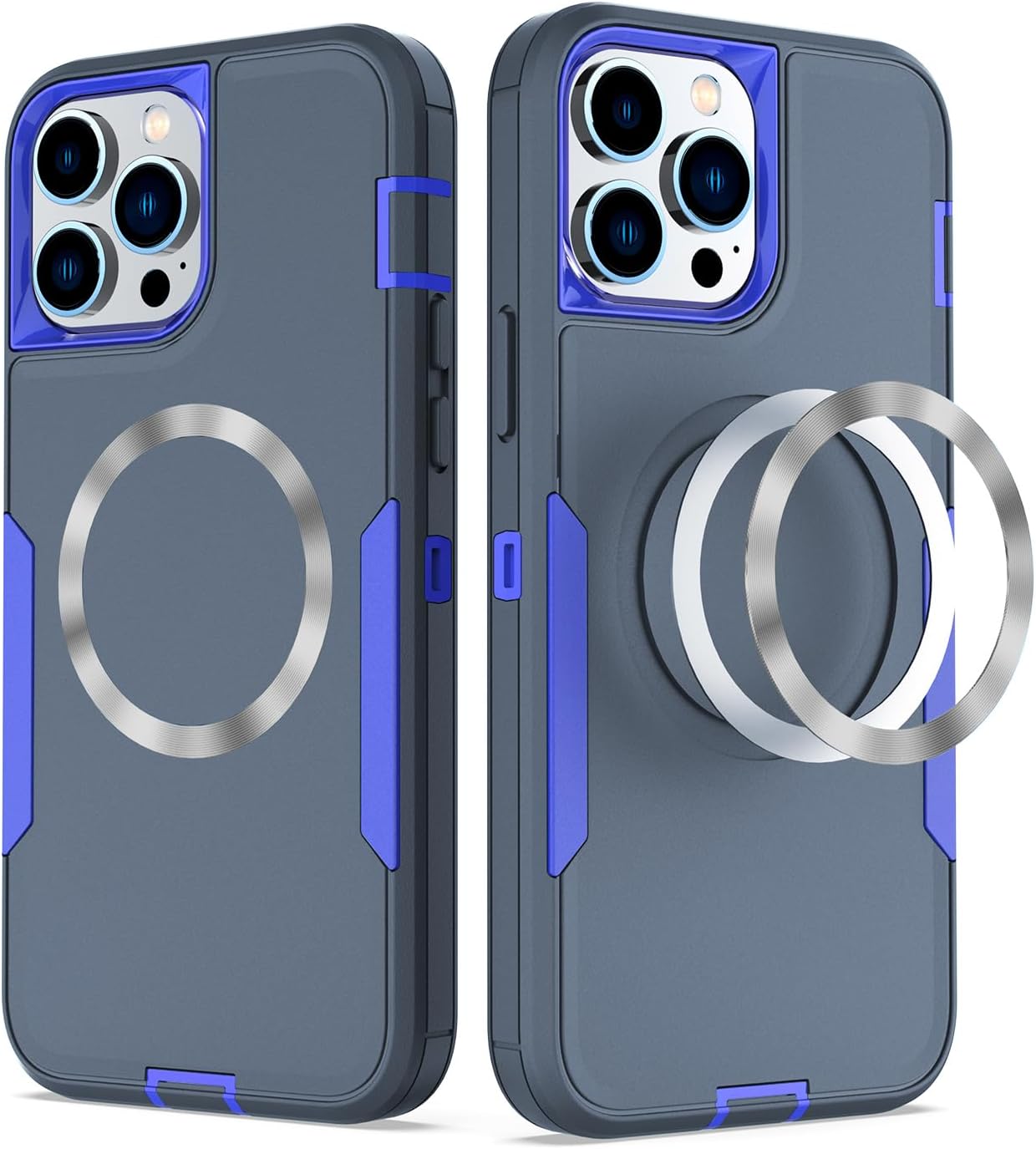 Funda magnética diseñada para iPhone 12 Pro Max, protección contra caídas resistente, compatible con MagSafe, a prueba de polvo, no se decolora, no