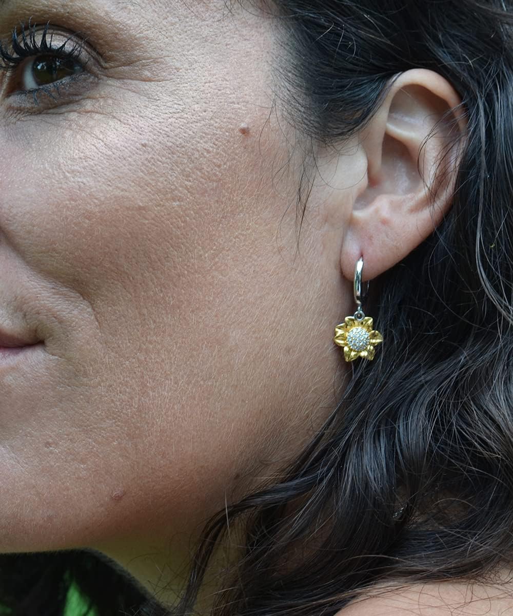 When it Comes to Love, Nothing can Ever Bring us Apart Because we are one in,! Wife Sunflower Earrings, Funny Wife, Jewelry for Wife