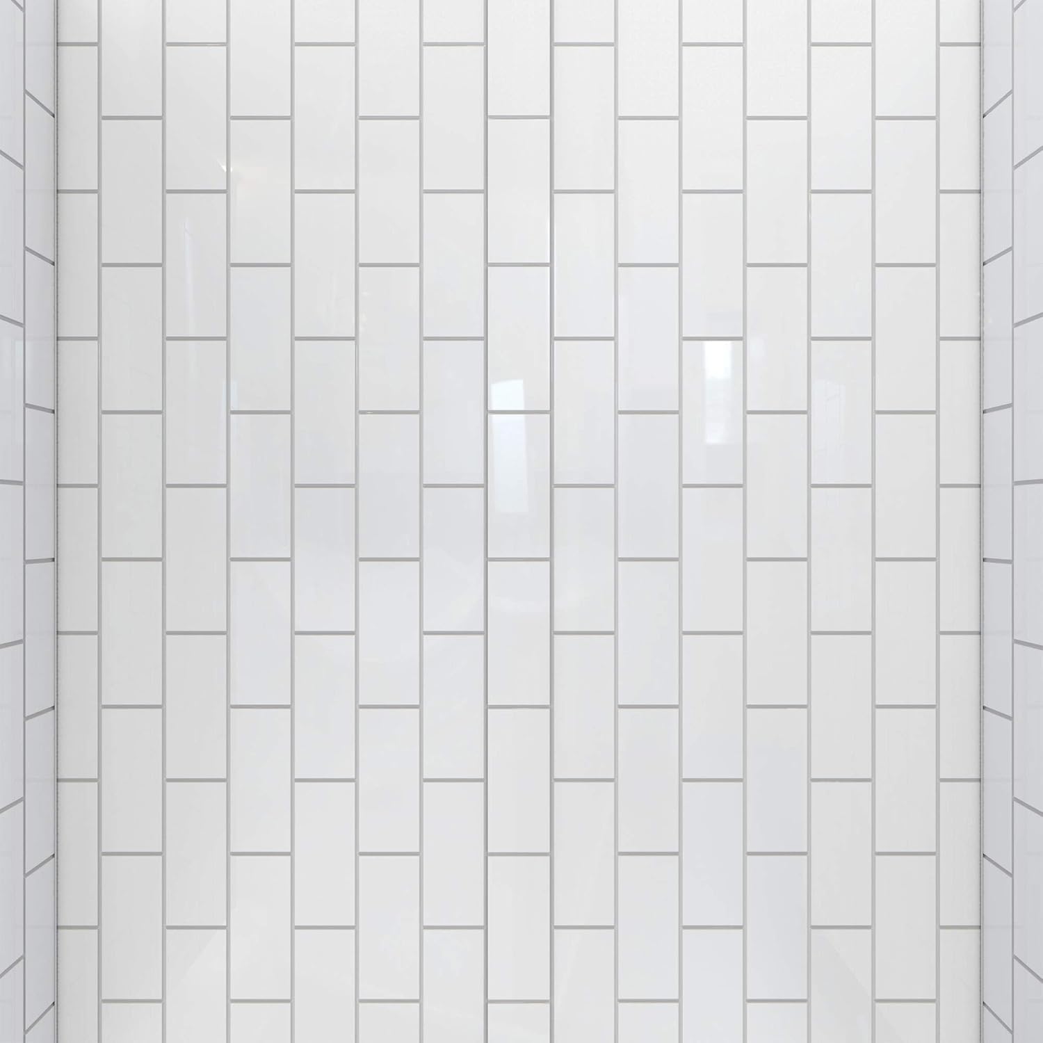 DreamLine QWALL-VS – Paredes traseras para ducha y bañera, color blanco