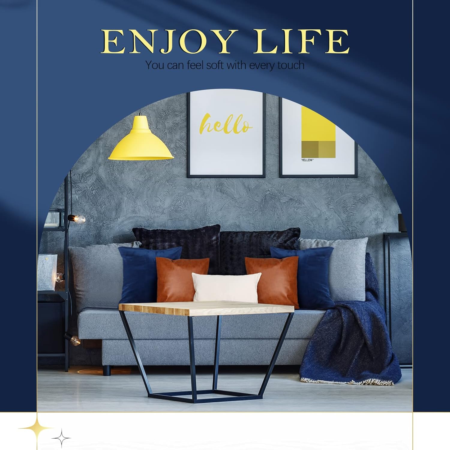 Tradder Juego de 5 fundas de almohada de piel sintética de 20 x 20 pulgadas, 18 x 18 pulgadas, 12 x 20 pulgadas, fundas de almohada decorativas