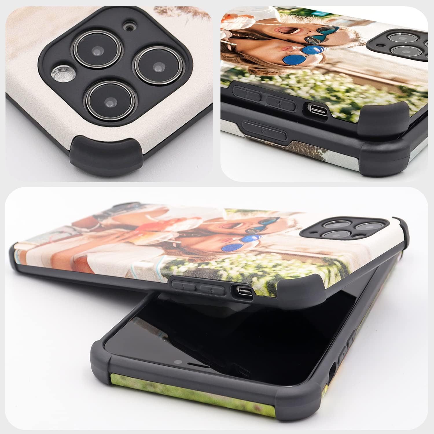 Funda de teléfono personalizada con múltiples imágenesfotos para iPhone 16 15 14 13 12 11 Pro Max Mini XR X Xs Max 8 7 6 Plus 5 se 2022, funda