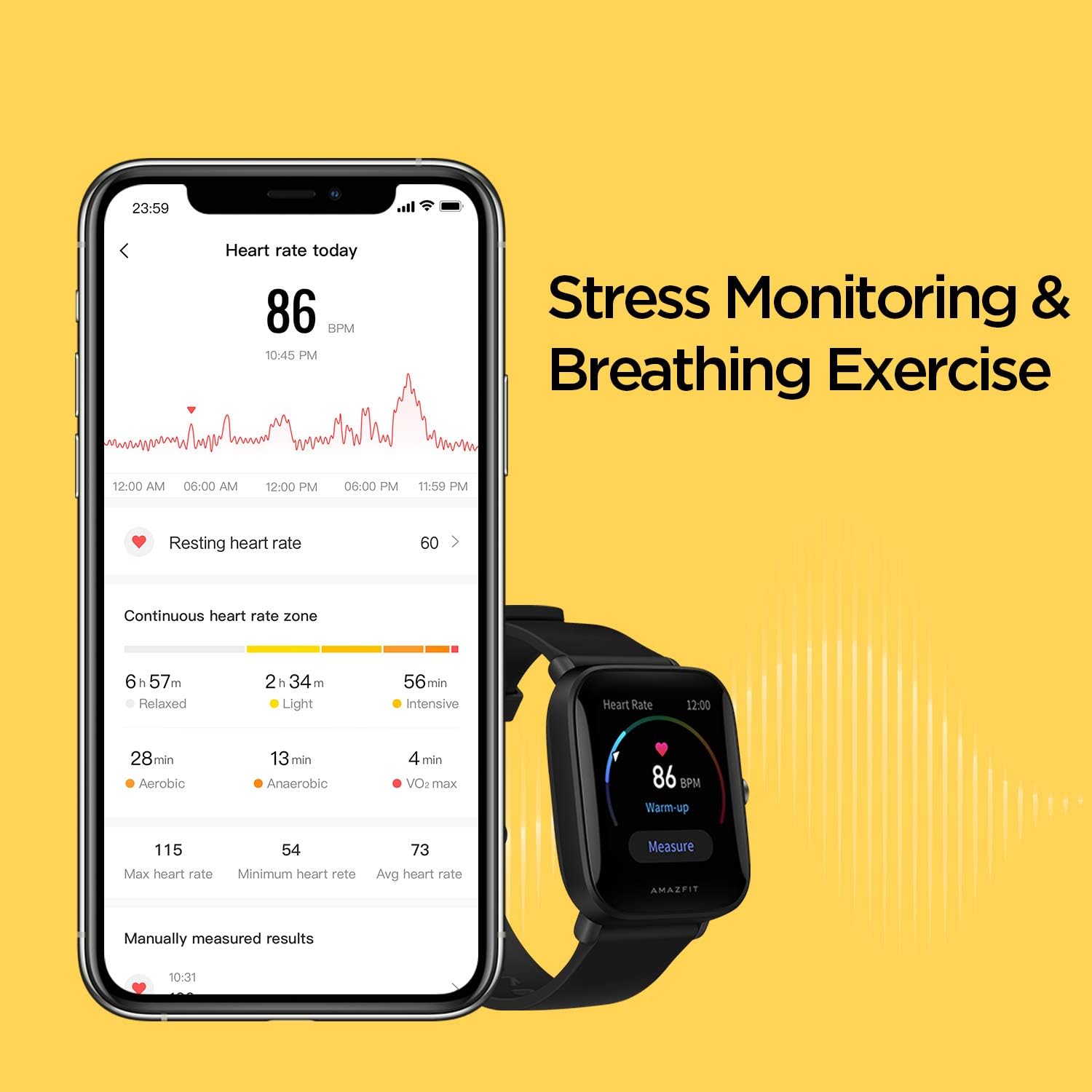 Amazfit BIP U Pro Smart Watch con GPS incorporado, duración de la batería de 9 días, rastreador de fitness, oxígeno de sangre, ritmo cardíaco,