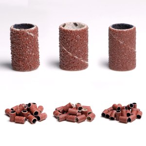 PELCAS 60 piezas de bandas de lijado 180# herramienta profesional de manicura de uñas, lima eléctrica juego de piezas de arena para brocas de uñas PELCAS 60 piezas de bandas de lijado 180# herramienta profesional de manicura de uñas, lima eléctrica juego de piezas de arena para brocas de uñas