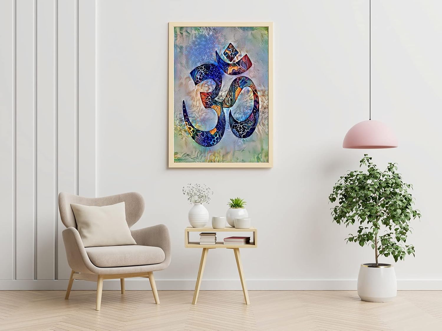 AUM Wall Art, OM Home Decor, zen art, Yoga Decor Yoga art print, Spiritual Art Wall Decor, Meditation Yoga Decor,Yoga gifts