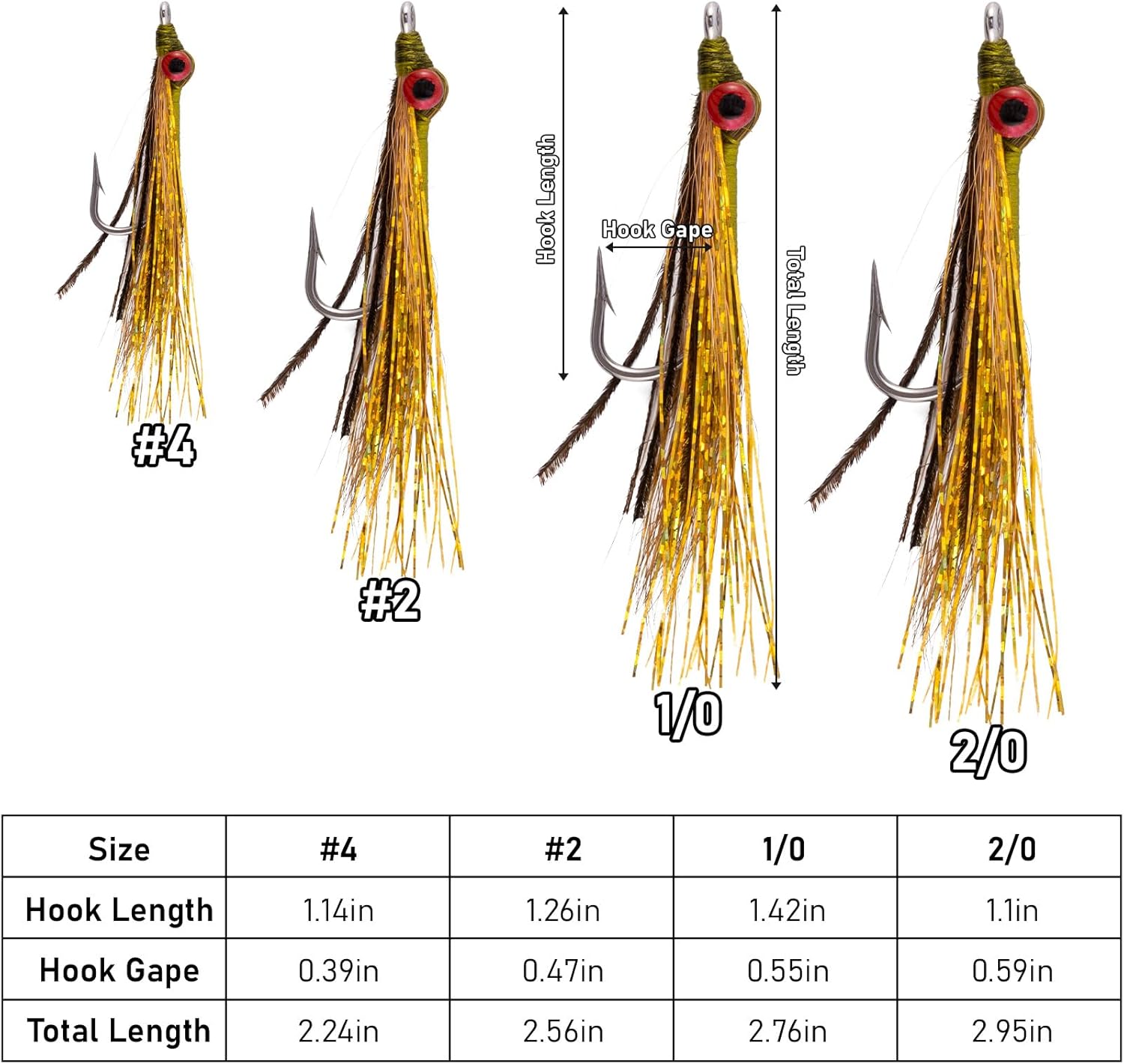 Dr.Fish Paquete de 6 señuelos de pesca con moscas de pesca con mosca, cebo artificial de boca pequeña, pesca con mosca, gancho para pesca con agua