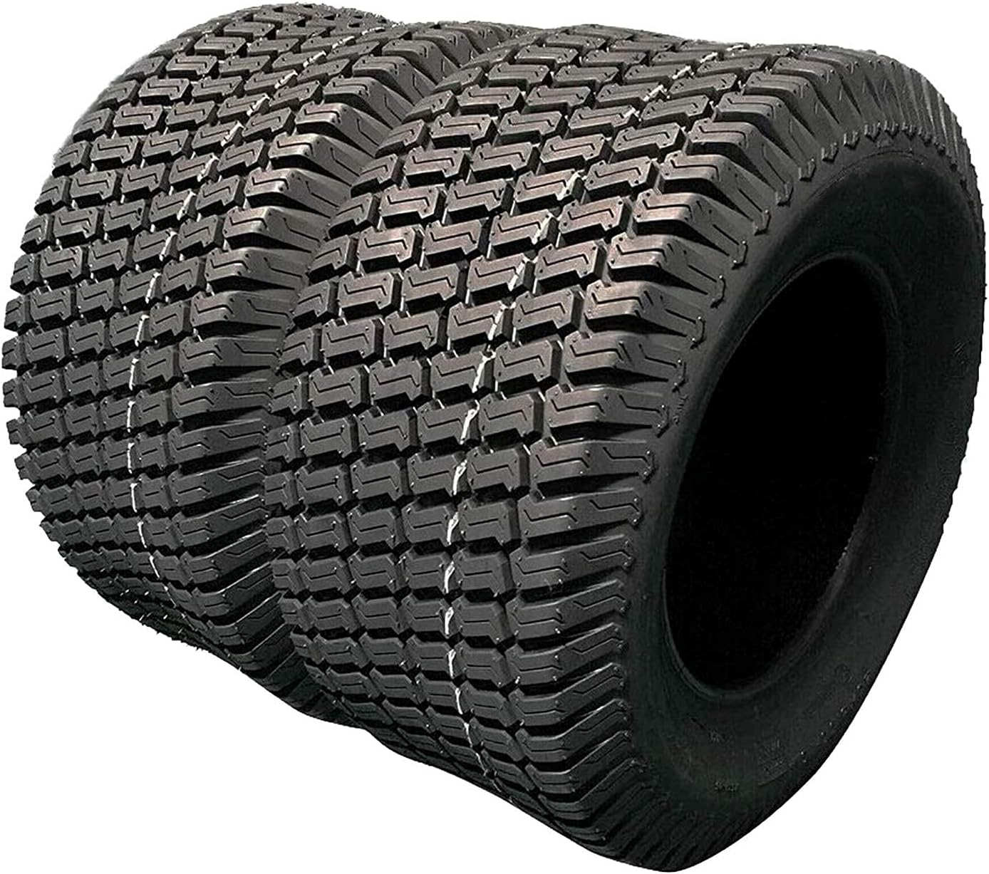 Juego de 2 neumáticos de césped de 24 x 9.50-12 sin cámara 249.5-12 4PR 24-9.50-12 para césped de jardín, tractor, carrito de golf