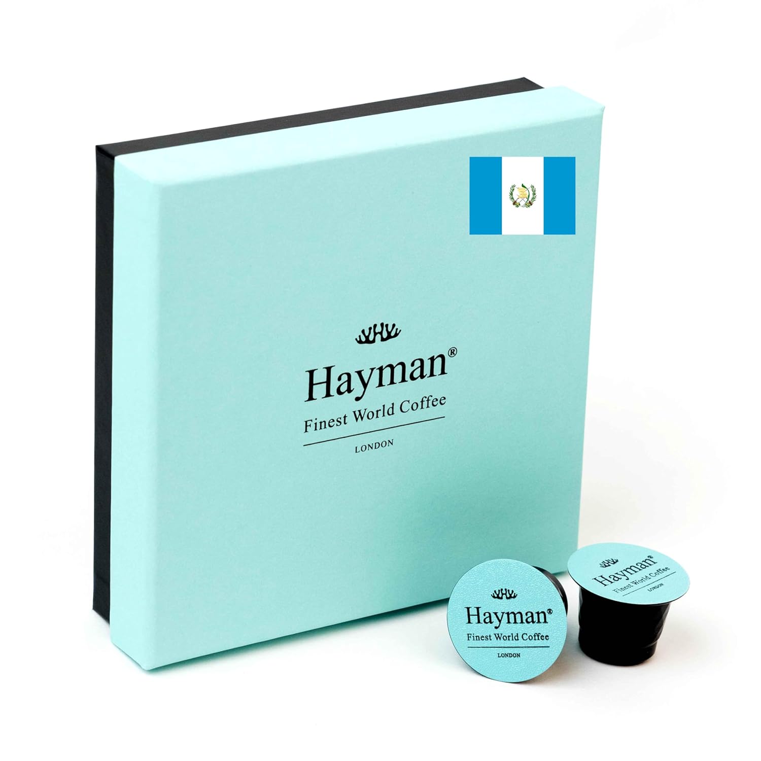 Hayman Coffee, 100% café Guatemala El Frutal, cápsulas de café para máquina de café Nespresso, 16 cápsulas  Cápsulas de espresso, café tostado