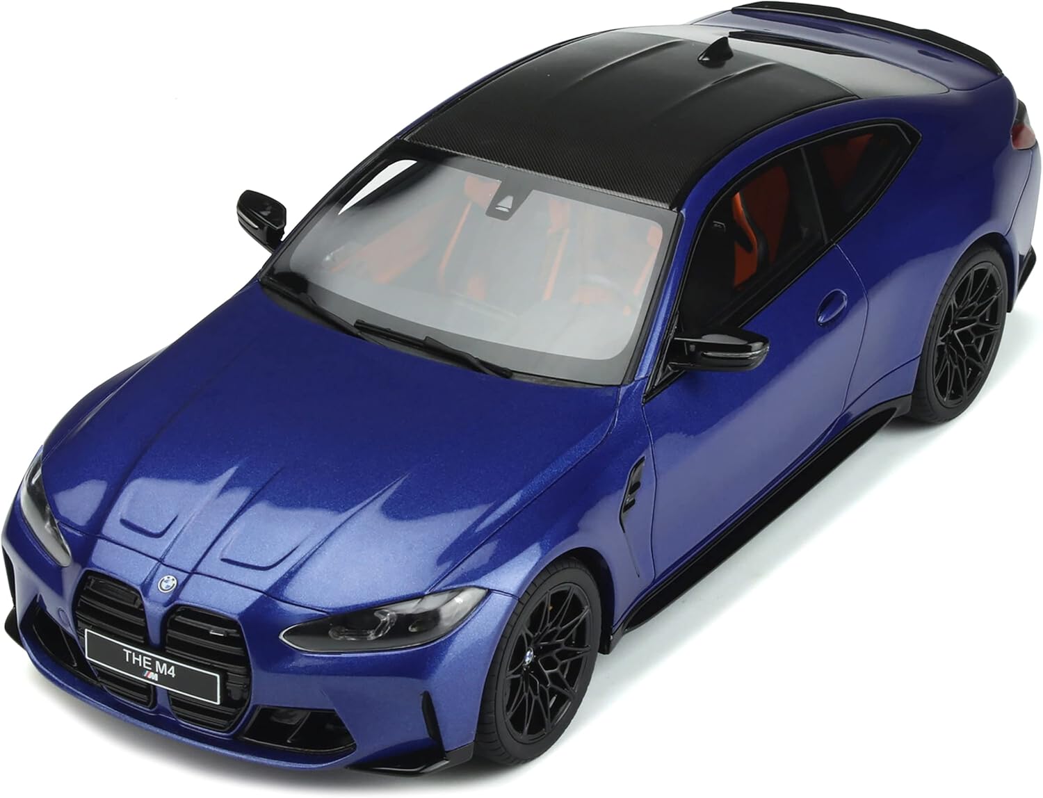 GT Spirit GT851 M4 (G82) Coupé Portimao Blue Metallic 2020 con tapa de carbono, edición limitada a 1300 piezas en todo el mundo modelo 118 de GT