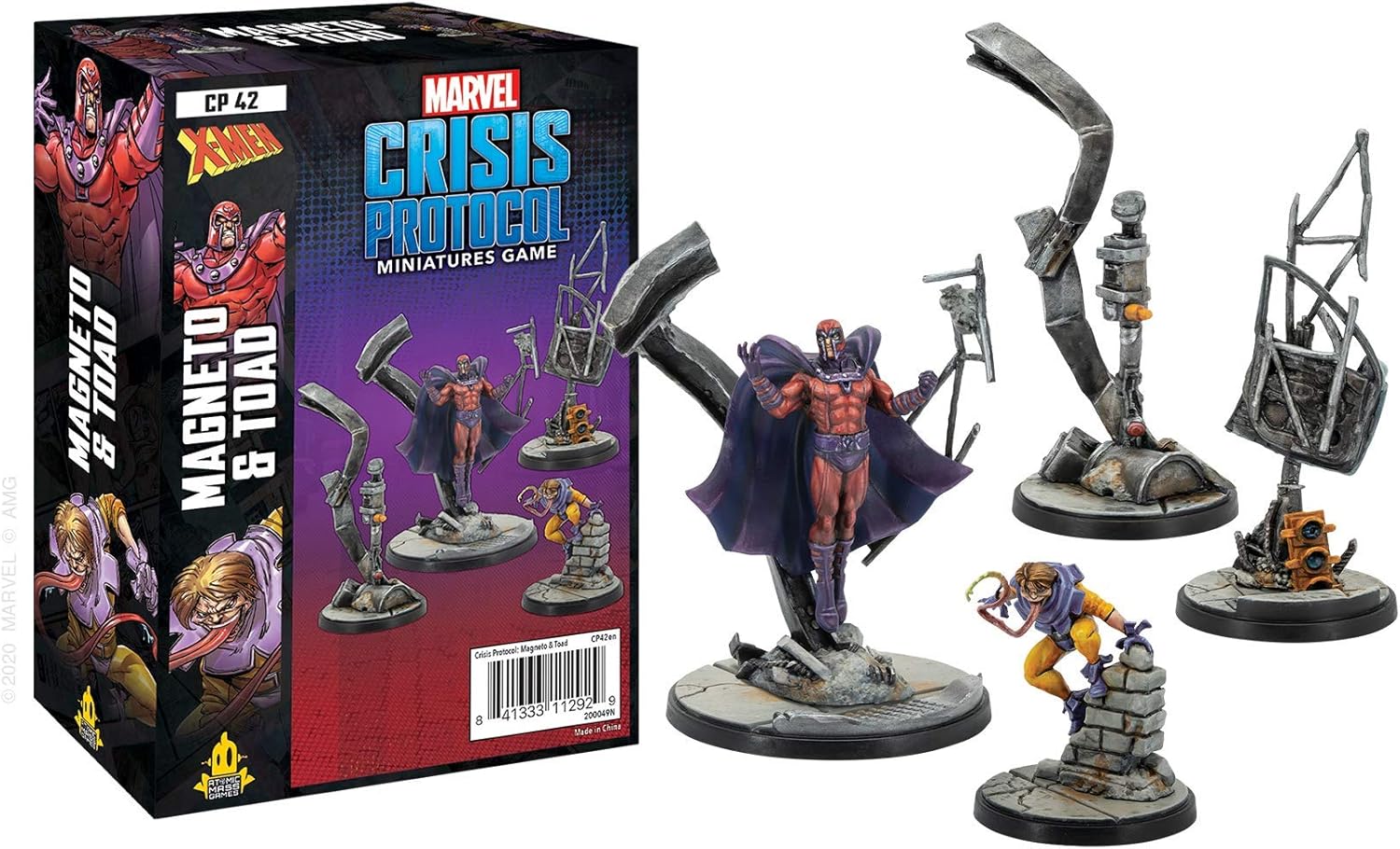 Fantasy Flight Games Marvel Crisis Protocol Magneto y Sapo Character Pack