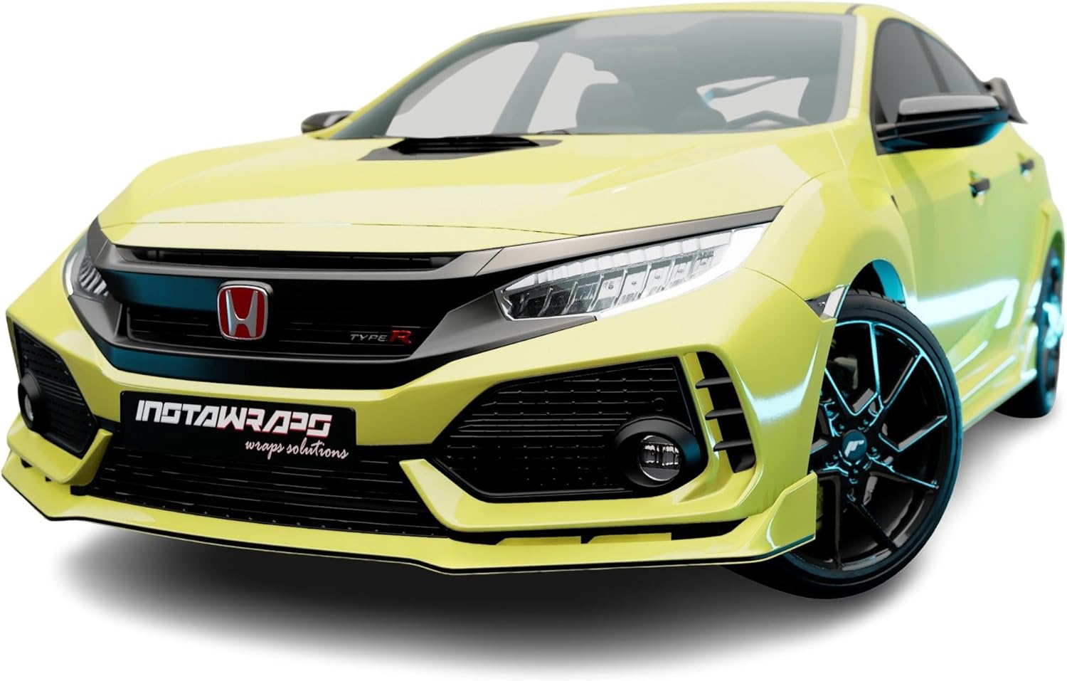 Avery SW900 – Rollo de envoltura de coche amarillo brillante ambulancia  236-O  (Muestra de 3 x 5 pulgadas)  Envoltura de vinilo automotriz para