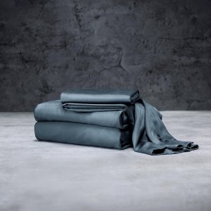 LUXOME Luxury Sheet Set 100% Rayon (Viscose) from Bamboo Full Size – Ocean Deep Pockets 4-Piece Set (Fitted, Flat, 2 Pillowcases) LUXOME Luxury Sheet Set 100% Rayon (Viscose) from Bamboo Full Size – Ocean Deep Pockets 4-Piece Set (Fitted, Flat, 2 Pillowcases)