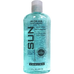 Sun Laboratories By Giesee Gel de hielo de aloe de 8 onzas líquidas, gel de aloe vera para aliviar quemaduras solares, cuidado después del sol y Sun Laboratories By Giesee Gel de hielo de aloe de 8 onzas líquidas, gel de aloe vera para aliviar quemaduras solares, cuidado después del sol y