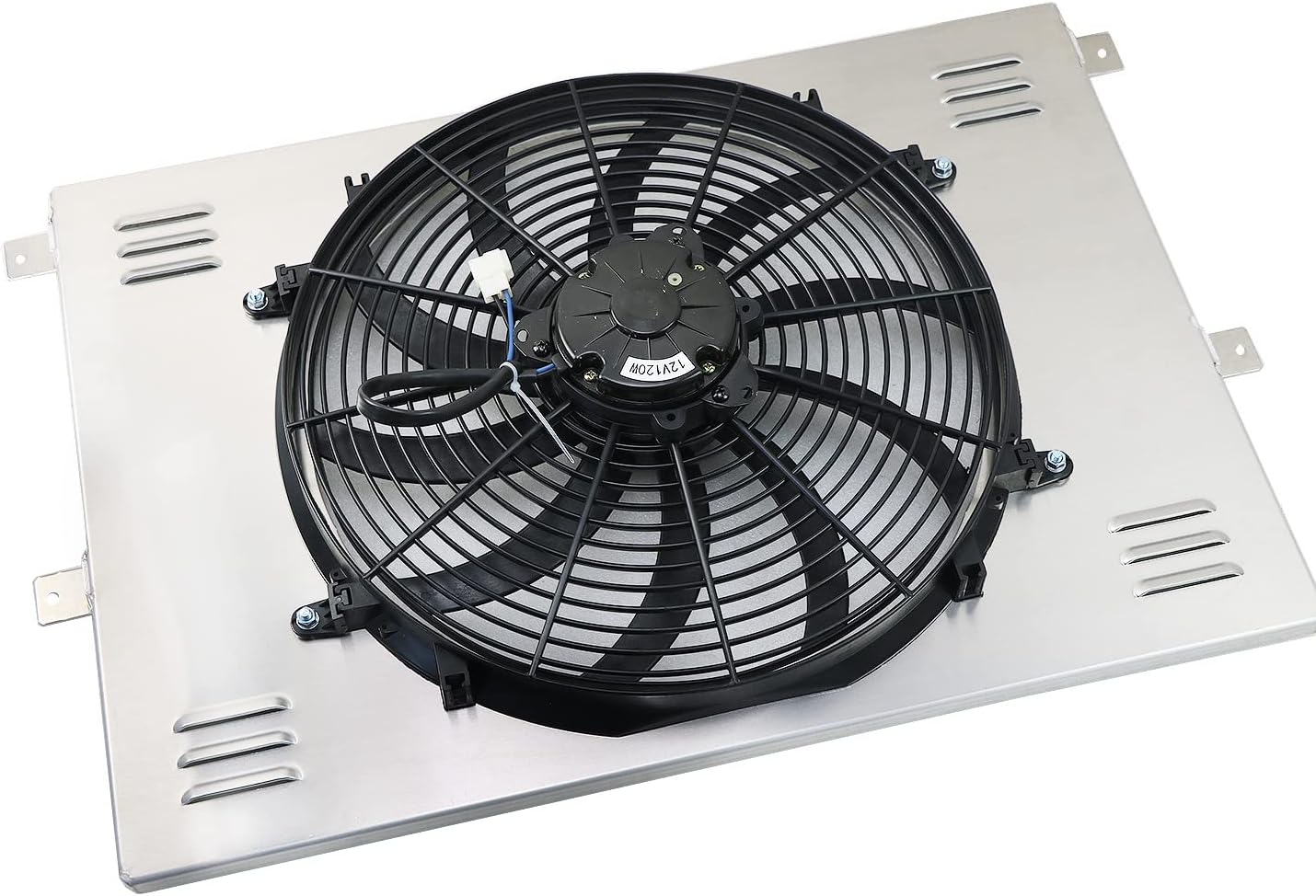 KUUHLERSAT Ventilador eléctrico de aluminio para Dodge BDW 100 200 300 Ramcharger 5.2L 5.9L