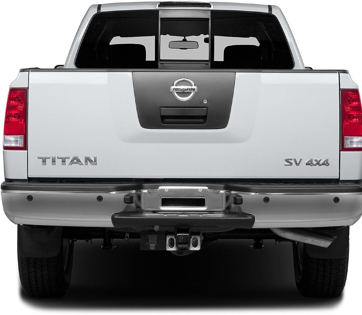 DNA MOTORING 3BL-NF05-LED-T2-BK Luz de freno LED de tercera cola con carcasa negra compatible con Nissan Titan 04-15  05-16 Frontier