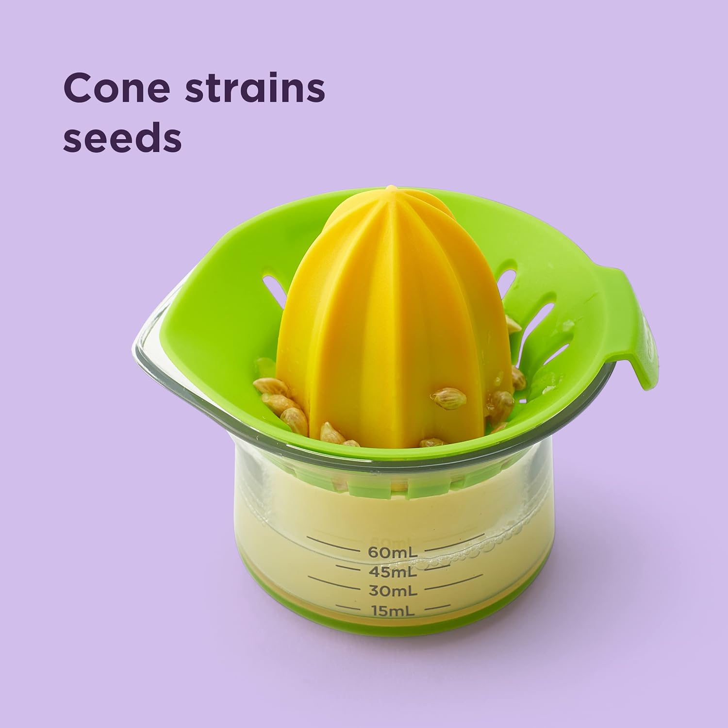 Chef’n Juicster Mini exprimidor de cítricos, tamaño único, limónArugala