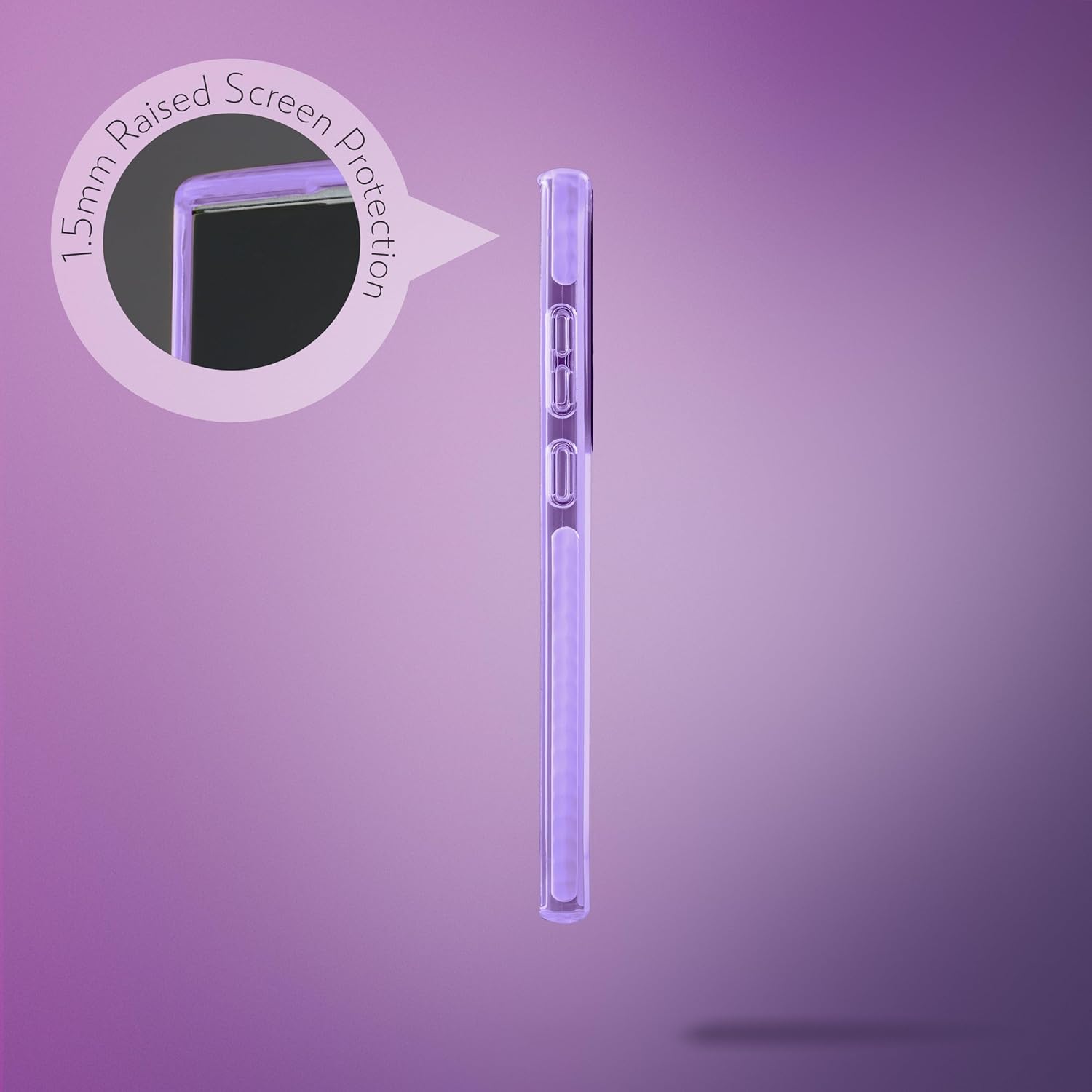 SteepLab Funda de barrera para Samsung Galaxy S23 Ultra (pantalla de 6.8 pulgadas), funda absorbente de impactos con protección completa contra