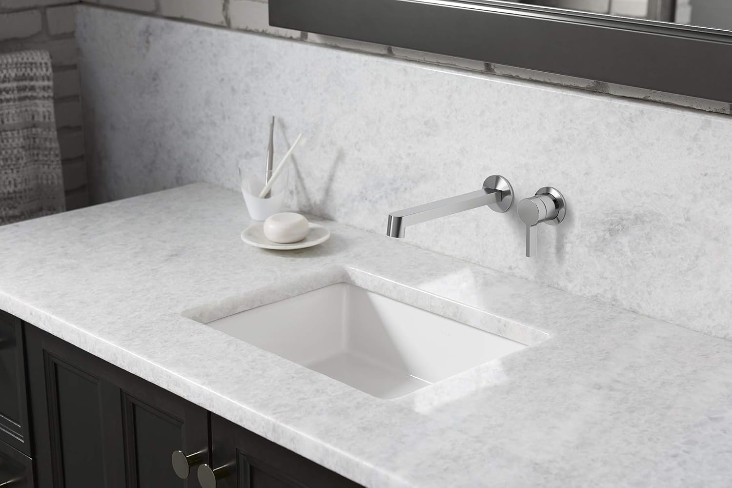 Kohler Components – Manija para grifo de lavabo de baño, cromo pulido
