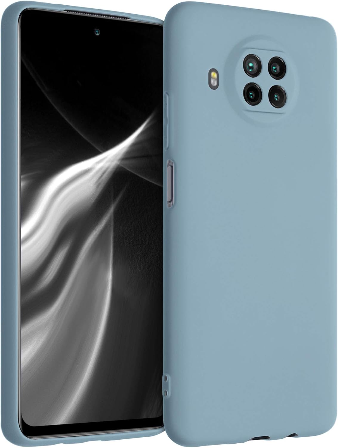 kwmobile Funda compatible con Xiaomi Mi 10T Lite – Funda protectora de silicona TPU suave y delgada – Piedra antigua