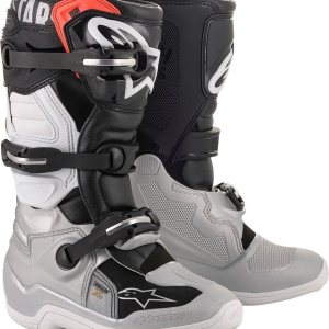 Alpinestars Botas Tech 7S unisex para adultos, color negroplatablancodorado Sz Alpinestars Botas Tech 7S unisex para adultos, color negroplatablancodorado Sz