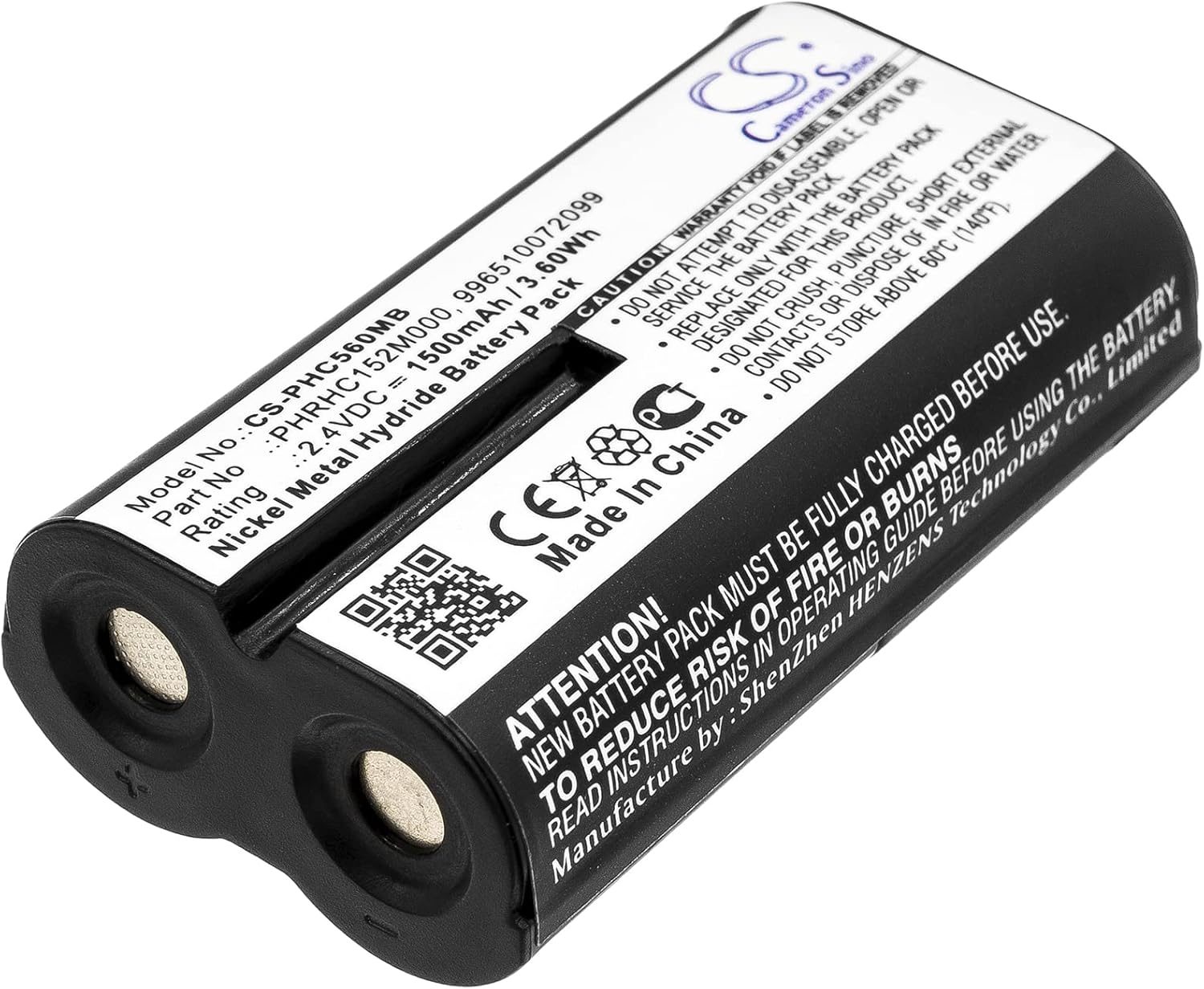 CS Cameron Sino Batería de repuesto para SCD570-H Avent SCD72086 Avent SCD73086 Avent SCD56010 Avent CD57010 Parte NO PHRHC152M000 996510072099 1500