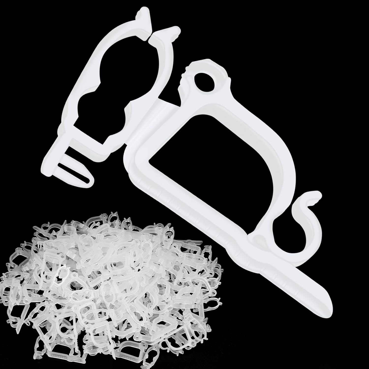 Clips de luz de Navidad multiusos, clips de luz navideños para luces C7 y mini, clips de luz de vacaciones para interiores y exteriores, paquete de