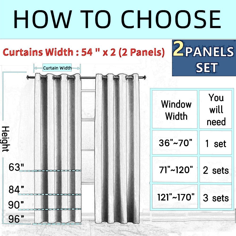 MYRU Juego de 2 paneles de cortinas de rayas con estampado de aluminio para sala de estar y dormitorio (beige y dorado, 2 x 54 pulgadas de ancho x