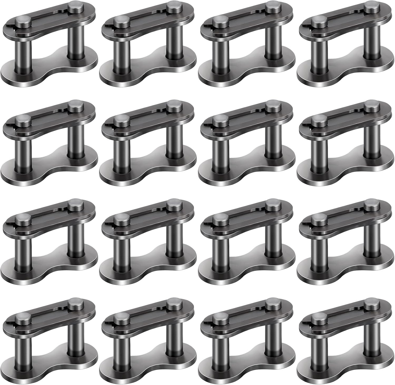PAGOW 16 eslabones de conexión de cadena de rodillos n. 41, conector maestro de acero al manganeso resistente para bicicletas, mini bicicletas,