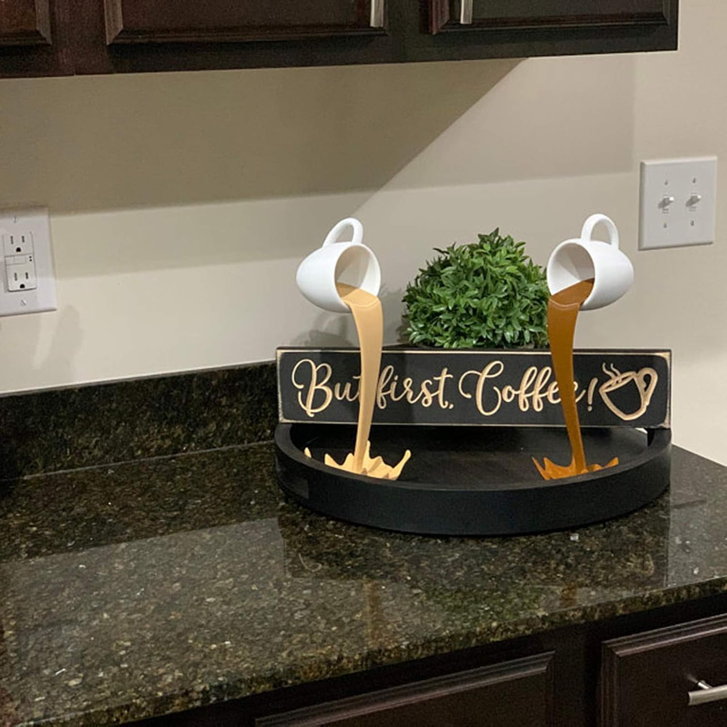 Mini taza de café flotante, decoración de escultura, accesorios de decoración de cocina de cafetería, tazas de café mágicas para café, tazas de café