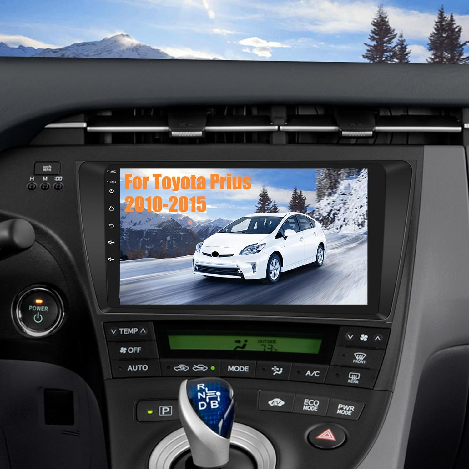 Roinvou Estéreo Android CarPlay 2+32G para radio Toyota Prius 2010-2015, pantalla táctil de 9 pulgadas, navegación GPS en el salpicadero con CarPlay