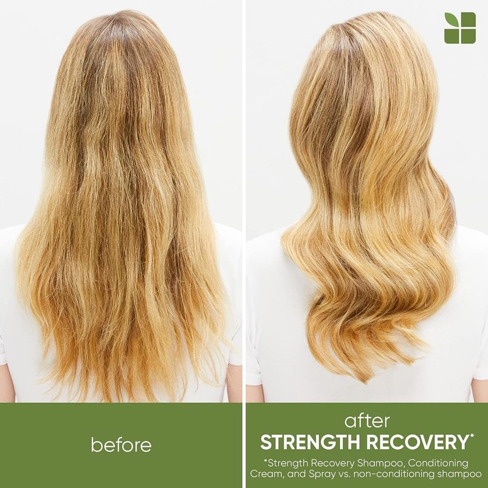 Biolage Crema acondicionador de recuperación de fuerza  Acondicionador profundo reparador del cabello  Hidrata, añade suavidad y fortalece  Para