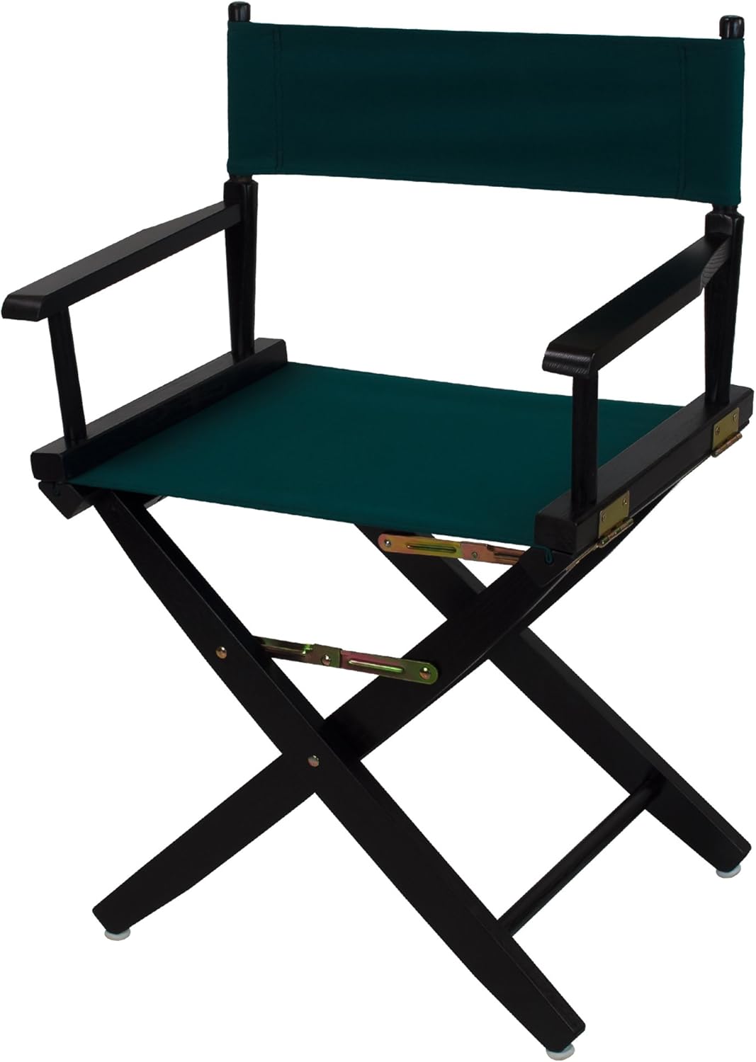 American Trails – Silla de director extra ancha de alta calidad de 18.0 in, marco negro con lona verde cazador