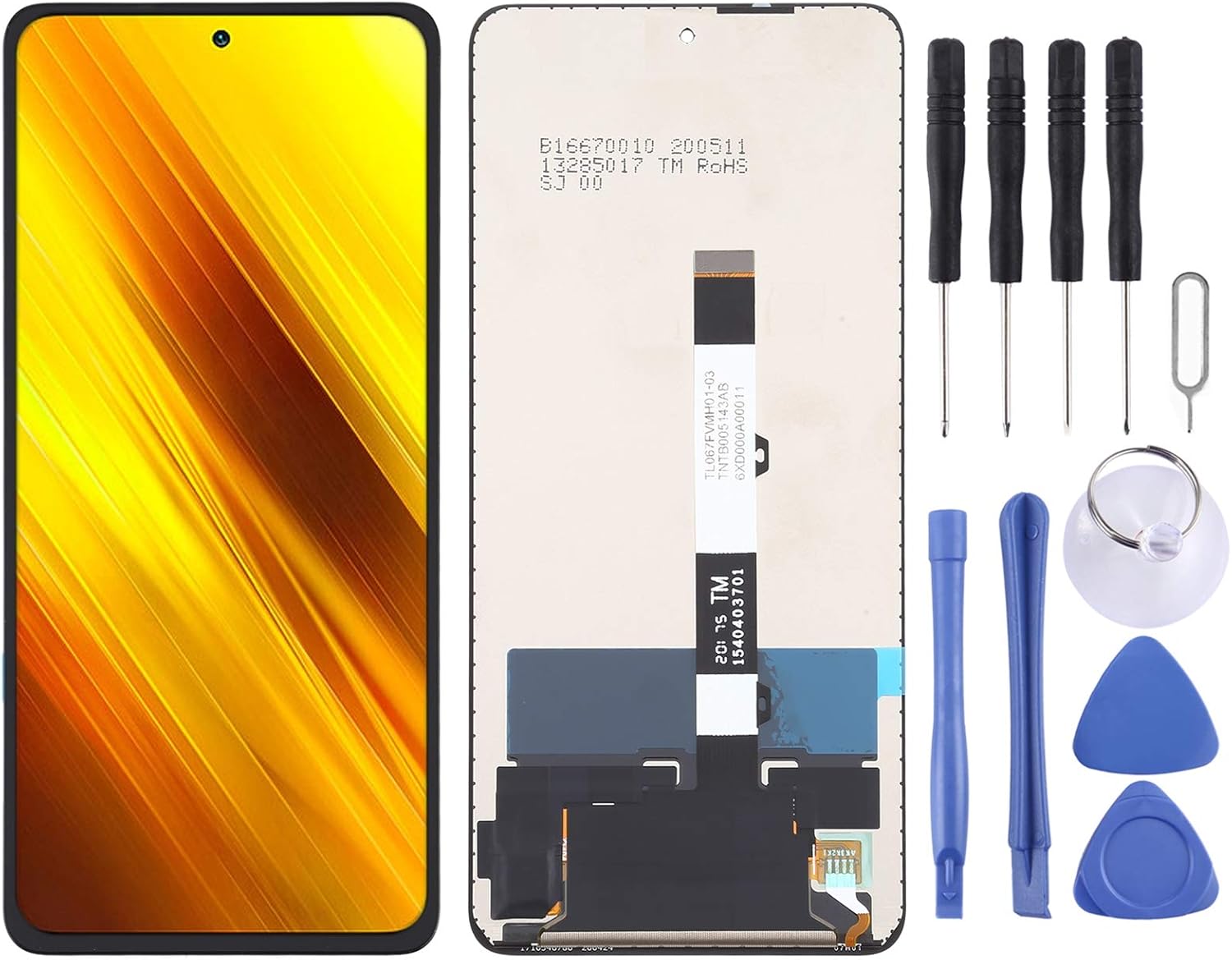 Pantalla LCD y digitalizador completo para Xiaomi Poco X3  Poco X3 NFC  Poco X3 Pro M2102J20SG, M2102J20SI, MZB07Z0IN  MZB07Z1IN  MZB07Z2IN