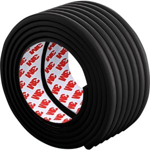 CUTE CUTE JUMP Protector suave de borde ancho para bebé con adhesivo fuerte 3M de doble cara precintado, (12.5 pies, negro) Protectores de seguridad CUTE CUTE JUMP Protector suave de borde ancho para bebé con adhesivo fuerte 3M de doble cara precintado, (12.5 pies, negro) Protectores de seguridad