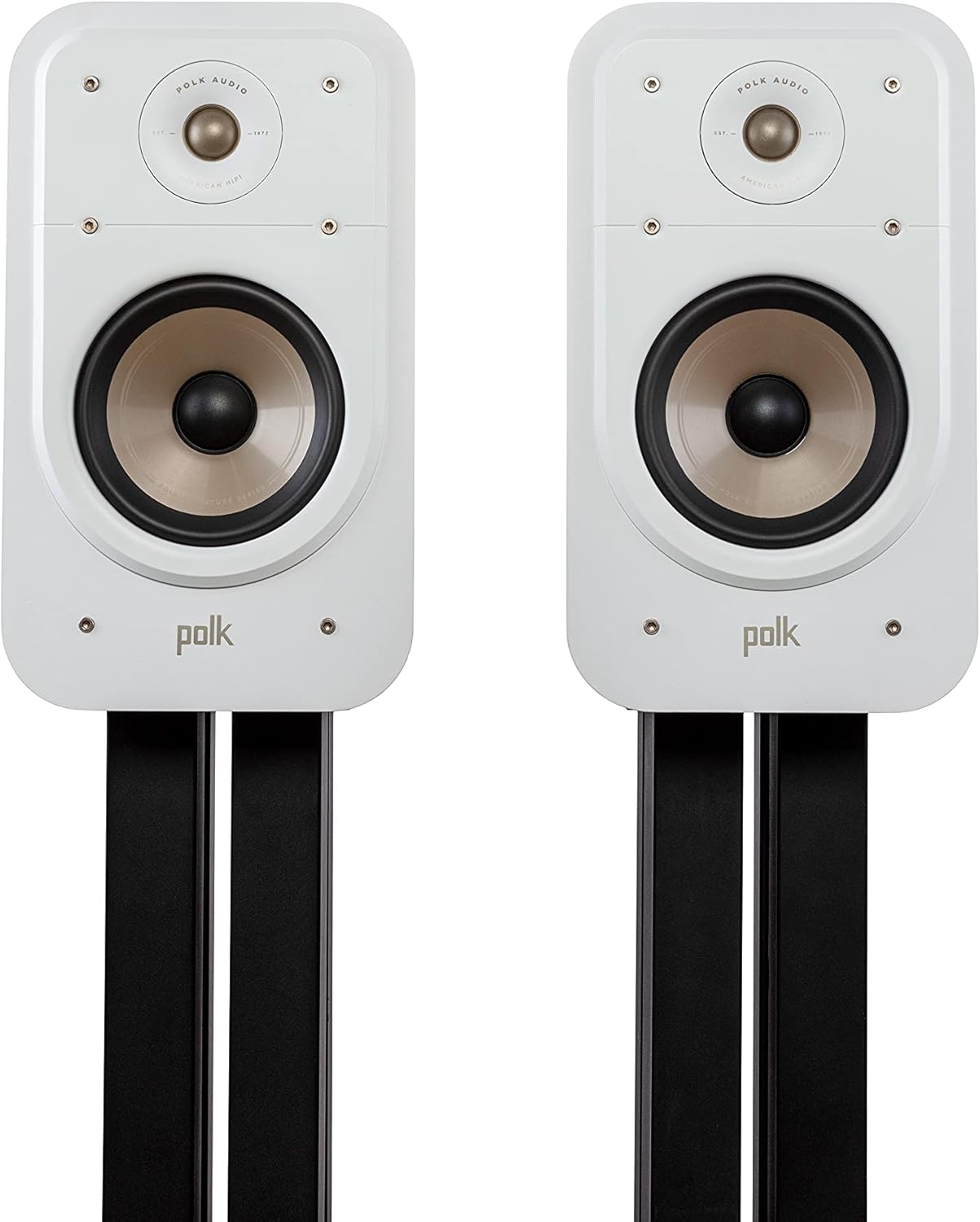 Polk Signature Elite ES20 – Altavoz de estantería, audio de alta resoluc., compatible cDolby Atmos y DTSX, tweeter de 1 pulg y woofer de 6.5 pulg,
