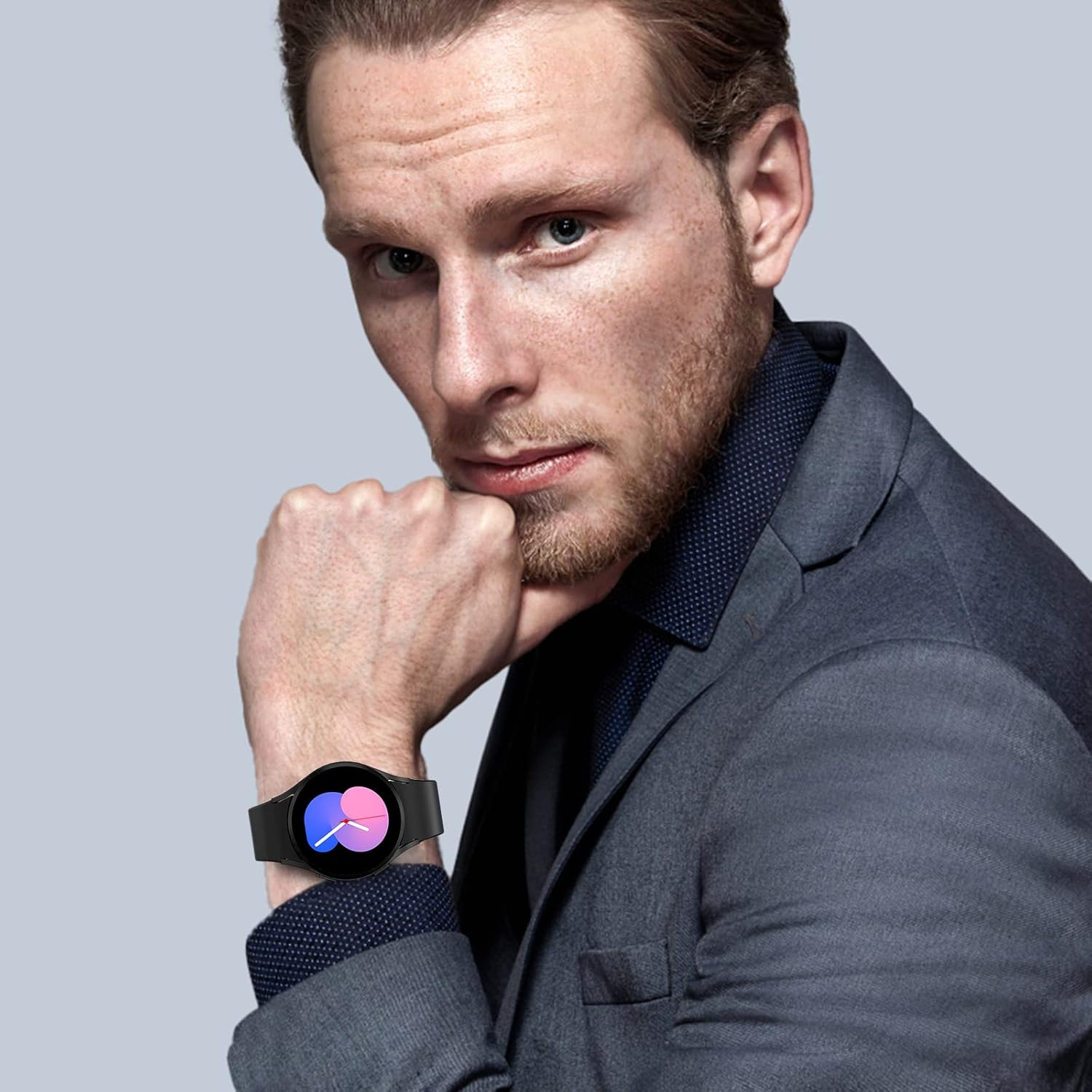 Fuvautu Correa sin brecha compatible con Samsung Galaxy Watch 6  Galaxy Watch 5  Galaxy Watch 4 1.575 in 1.732 in  Galaxy Watch 4 Classic 1.654 in