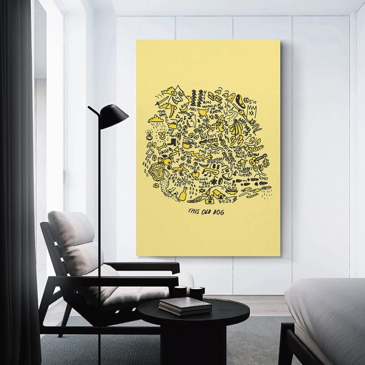 TRAVVA Póster de lienzo con texto en inglés “This Old Dog by Mac DeMarco” para colgar en la pared, pintura impresa, pintura de oficina, XINGYI,