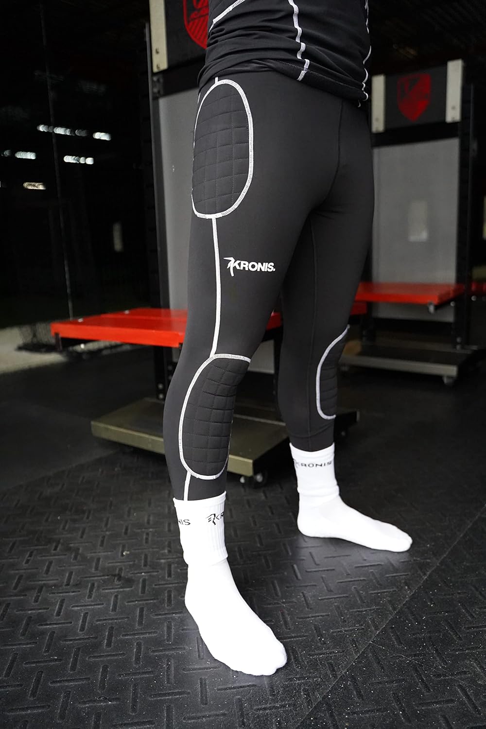 Equipo profesional de prevención de lesionesprotección de porteros  BlancoNegro Talla XXS – XL Adulto y juvenilDiseñado con relleno para una máxima