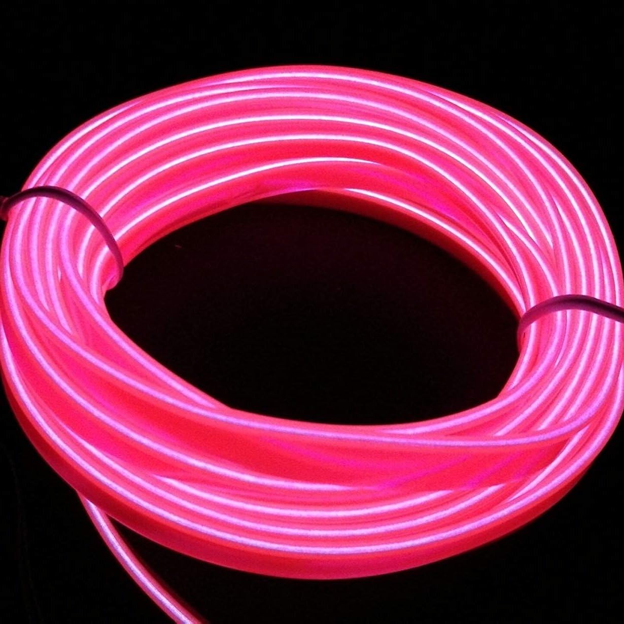 M.best – Luz de neón para decoración interior de automóvil con borde de 6 mm