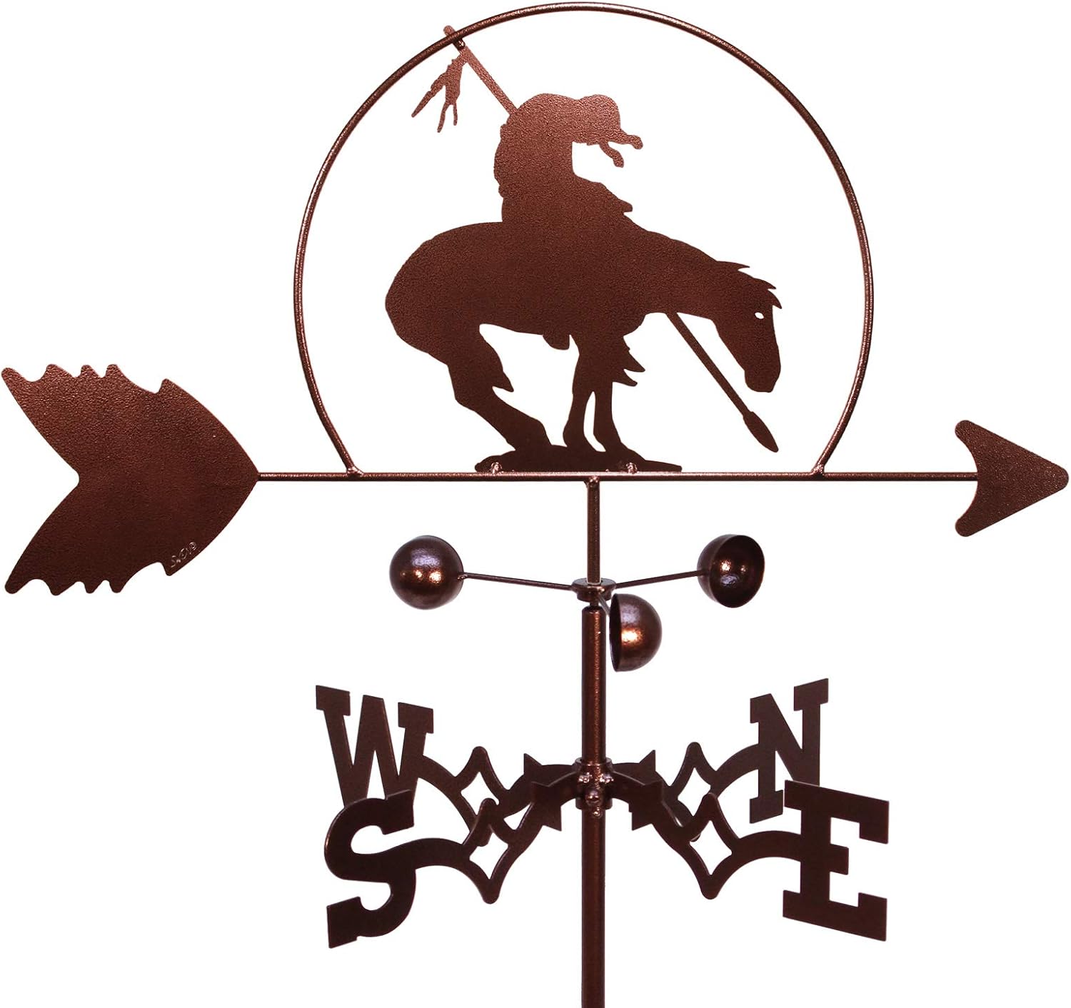 SWEN Products Fin de la veleta Trail Horse (montaje ajustable incluido)