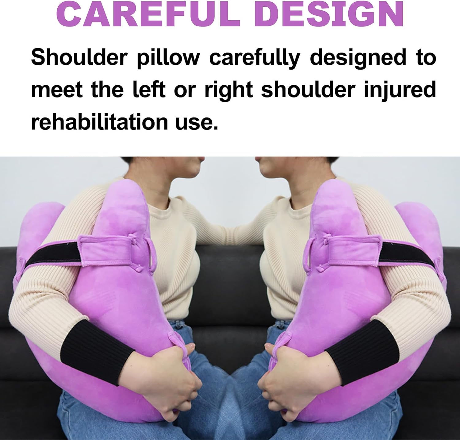 zimucxn Almohada de cirugía de hombro, almohada súper suave para dormir, alivio del dolor de hombro o hombro congelado, para comodidad