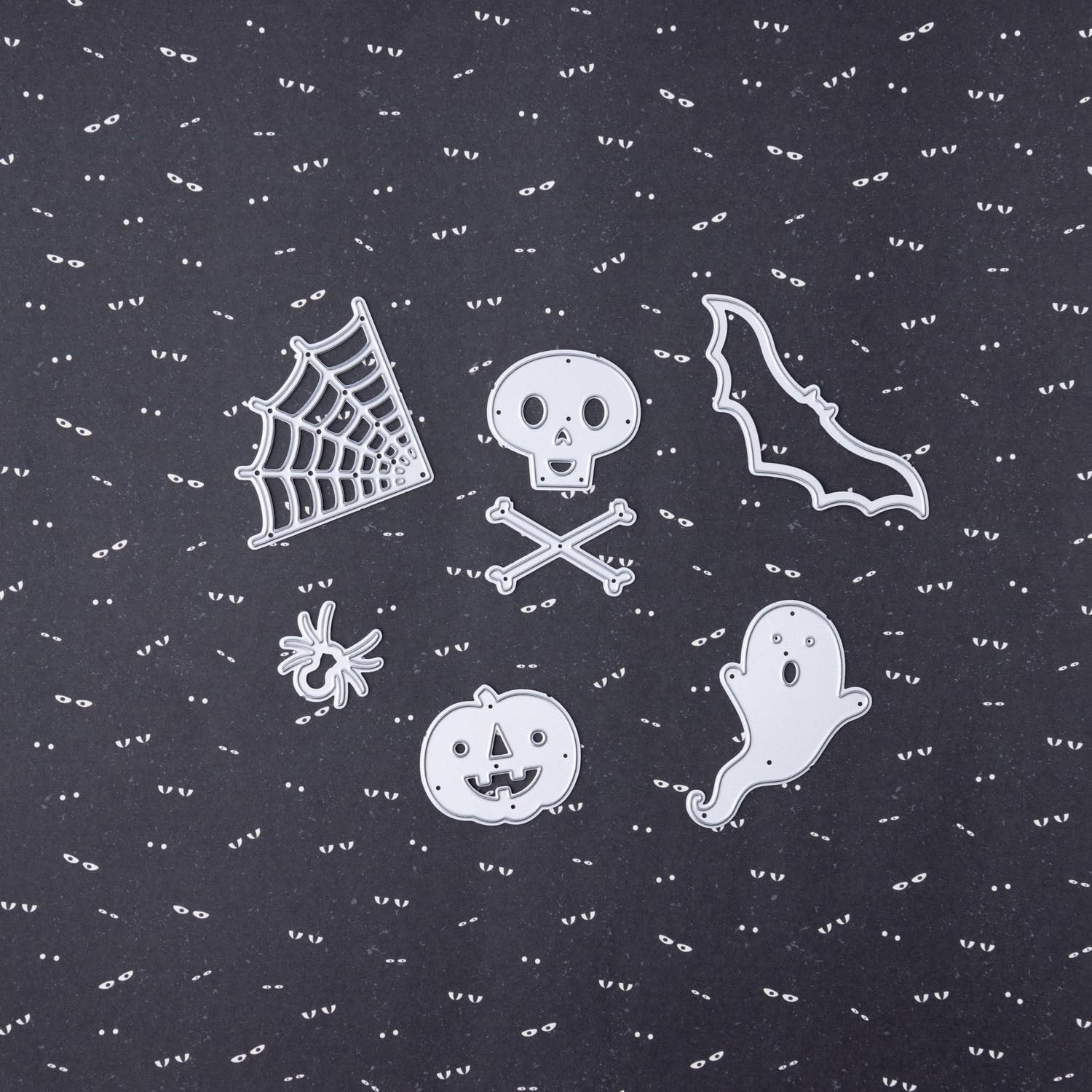 American Crafts Troqueles de metal Happy Halloween, 6 piezas, troquelado