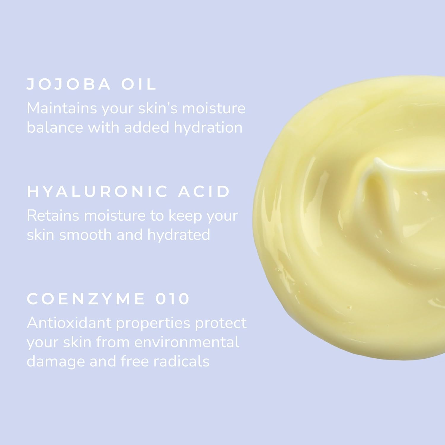 Crema hidratante nutritiva antiarrugas con CoQ10