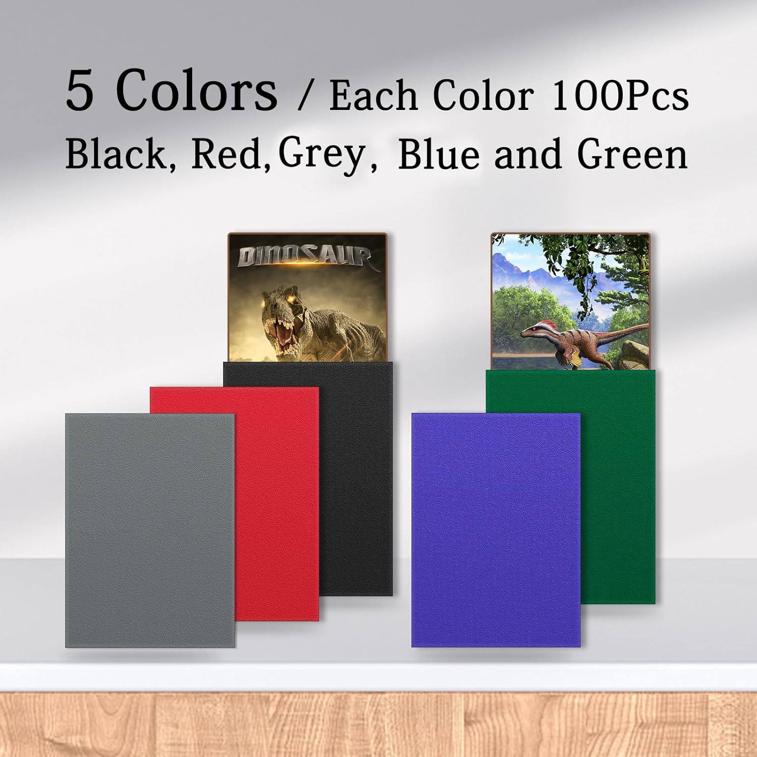 500 fundas para tarjetas intercambiables, fundas de carga superior mate para tarjetas estándar de 2.5 x 3.5 pulgadas, fundas protectoras de tarjetas