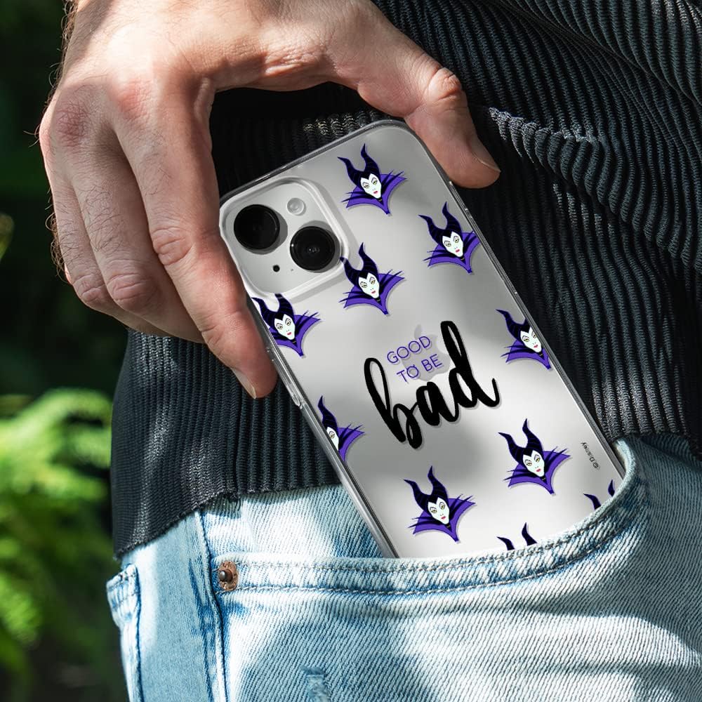 ERT GROUP Funda para Apple iPhone 14 Plus, diseño original y oficial de Disney, Maléfica 002, adaptada de manera óptima a la forma del teléfono